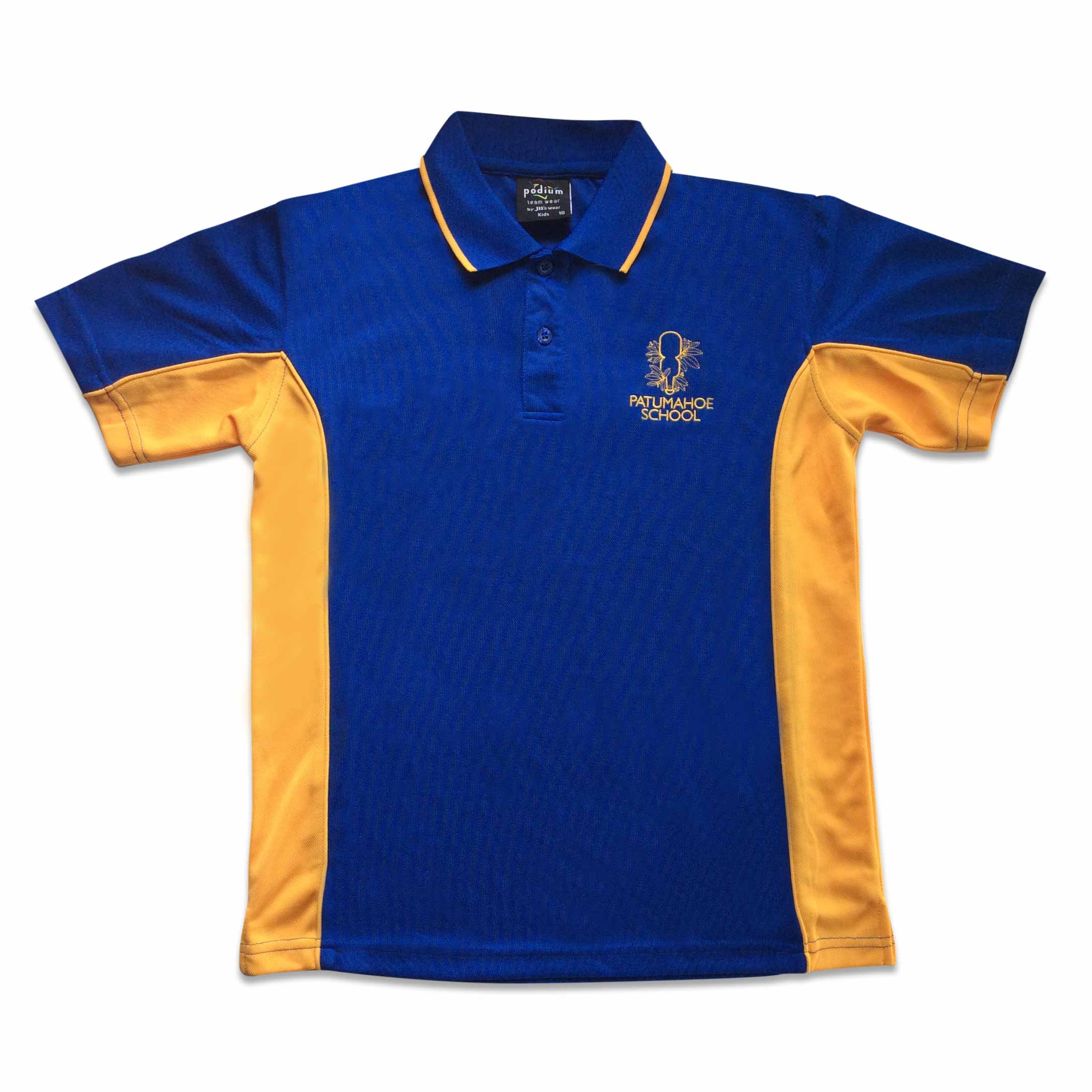 Patumahoe Primary Polo Royal / Gold » Uniform Works