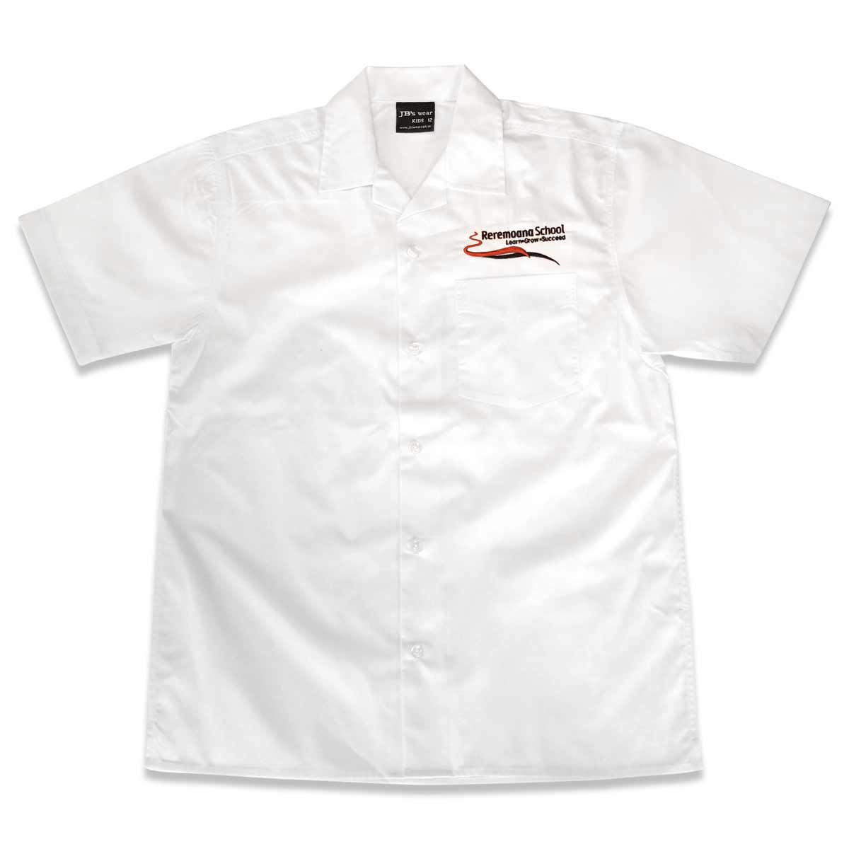 White Boys Shirt Short Sleeved image